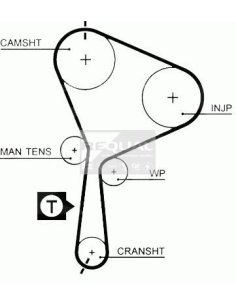 Kit distribution pour renault / opel