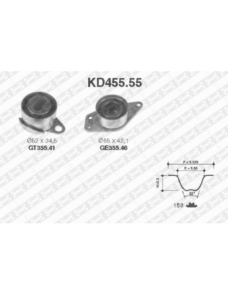 Kit distribution Renault Volvo 1.9 DI DTI DCI