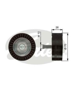 Galet enrouleur Alfa 159 Brera Fiat Croma Grande Punto Sedici Opel Astra Signum Vectra Zafira Saab 9.3 Suzuki Sx4 - 1.9T