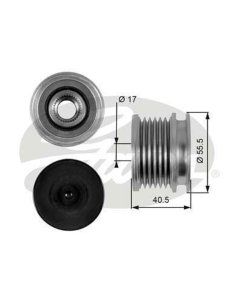 Poulie débrayable Mercedes Classe C E V Sprinter - 2.2 D
