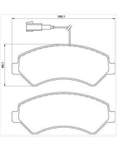 Plaquettes Avant Ducato Boxer Jumper