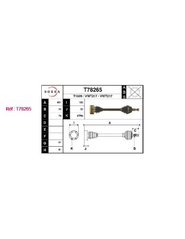 Transmission EAI T78265