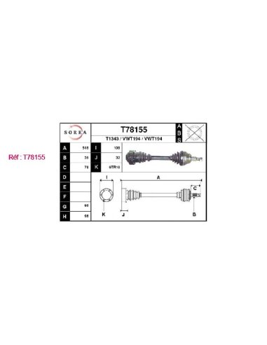 Transmission EAI T78155