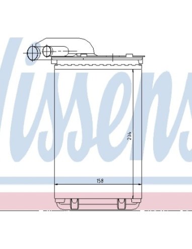 Radiateur Chaufage Nissens Renault