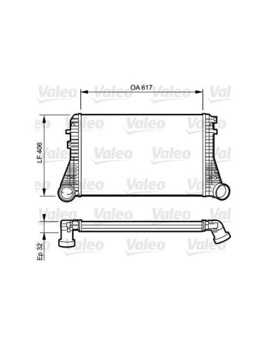 Rad. Turbo/air Valeo 818795