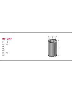 Filtre à air Purflux A1071