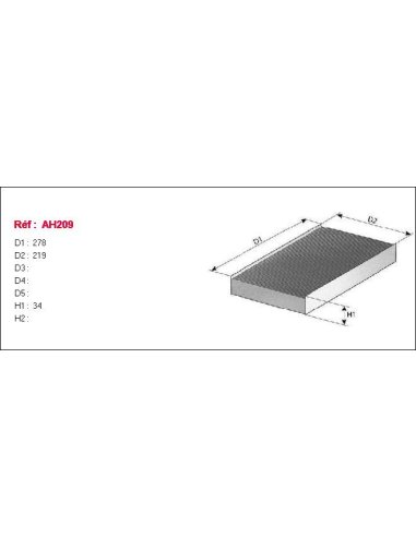 Filtre habitacle vw transpoteur