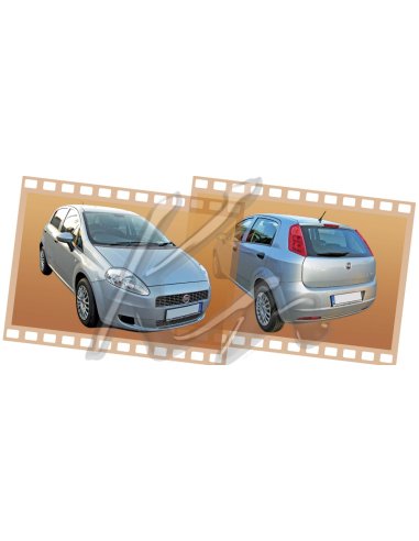 Rétroviseur gauche électrique chauffant noir FIAT GRANDE PUNTO