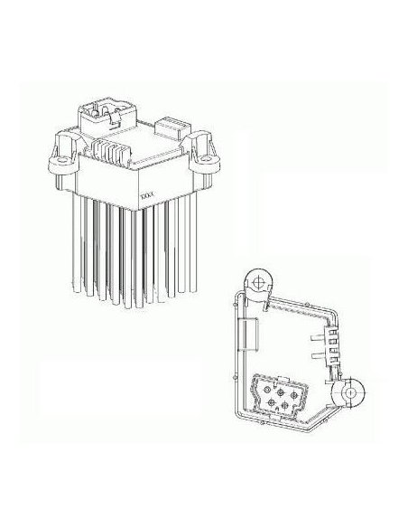 Bmw serie 3 e46 commande chauffage ventilation climatisation