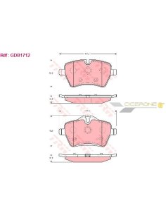 Plaquettes TRW GDB1712