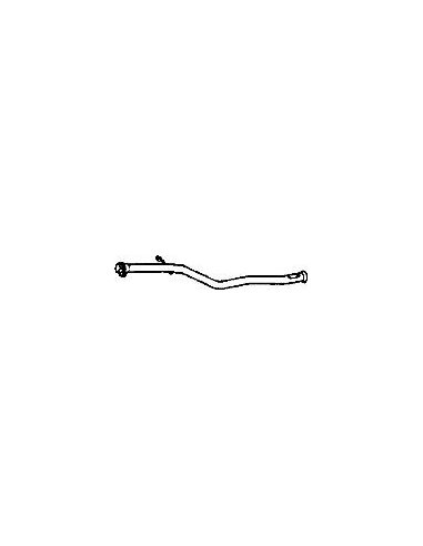 Tube intermediaire echappement Citroen Berlingo Peugeot Partner