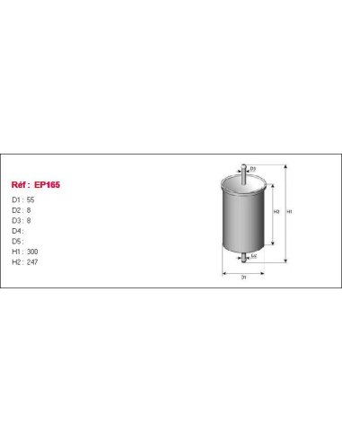 Filtre à essence Purflux EP165