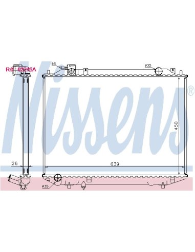 Radiateur Nissens 62246A