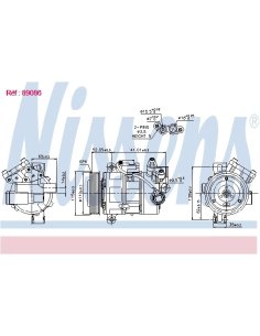 Compresseur clim BMW serie 1
