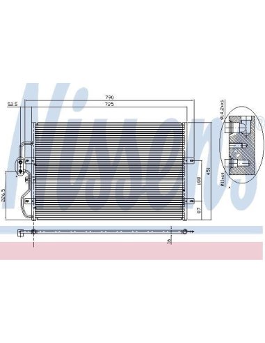 Condenseur Peugeot expert 2.0 HDI