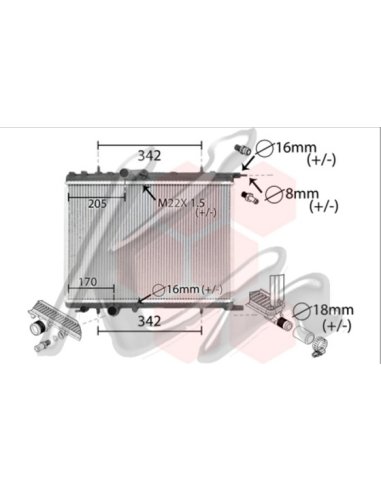 Radiateur berlingo 01/03?12/05