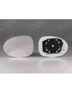 Glace de rétro avec support G CH pour RENAULT TWINGO 10/98-