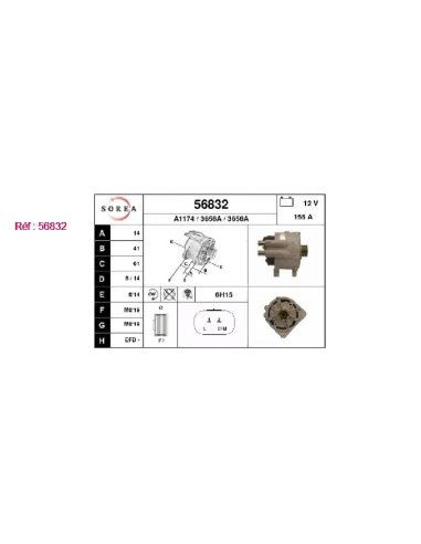 Alternateur Eai 56832