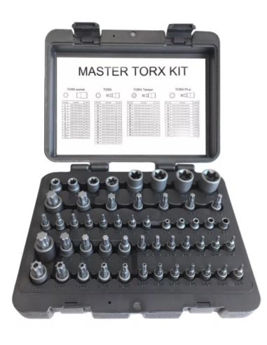 Assortiment de douilles Torx