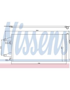 Condenseur Citroen jumper...