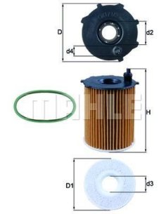 Filtre a huile 208 c3 1.6 eHDI