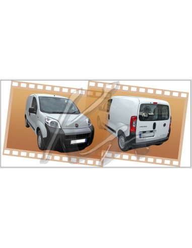 Glace de rétroviseur gauche Fiat fiorino 