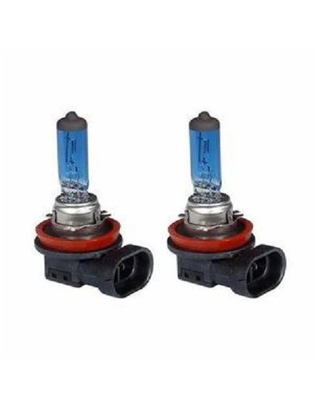 2 Ampoules H8 Blanc 12v 100w