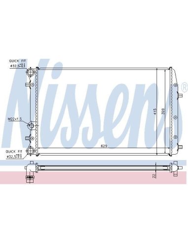 Radiateur Moteur Seat Ibiza 