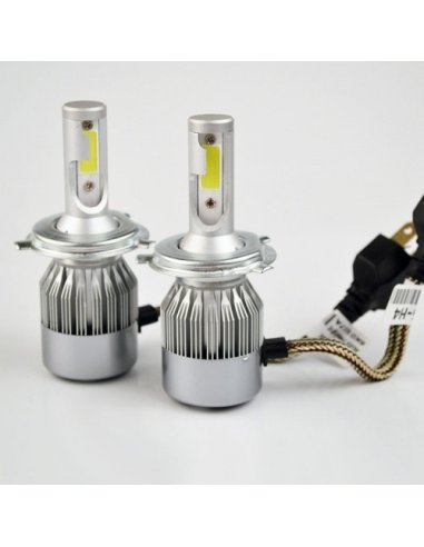 Phare Ampoule Phare Led Puce Voiture Led Ampoule Phare Antibrouillard LED  Ampoule Puce Pour Moto Voiture W/H4 Prise 80W DC 12V 24V 