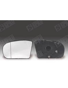 Glace de retroviseur droit + support dég Mercedes Classe E W211