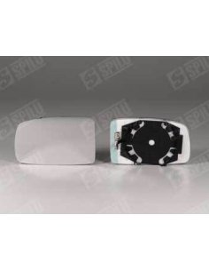 Glace de retroviseur droit + support dégivrant Fiat Panda
