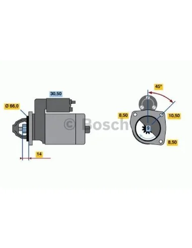 alternateur renault 4L bosch echange standart 