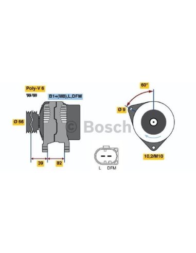 Alternateur Audi A4 A6 A8 Skoda...