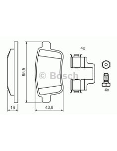 PLAQUETTES DE FREIN 2