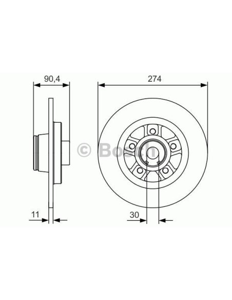 BOSCH DISQ D FR AVEC ROUL