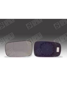 Glace de rétro bleu gauche + support Elec Dég Renault Laguna