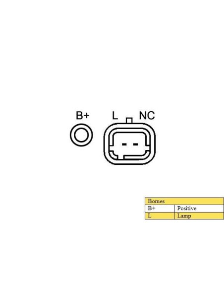 ALTERNATEUR 110A echange standart renault nissan kangoo