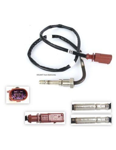 Capteur de temperature gaz echappement Audi A3 TT Seat Altea Leon Toledo Skoda Octavia Superb Yeti Vw Golf Jetta Passat Tdi