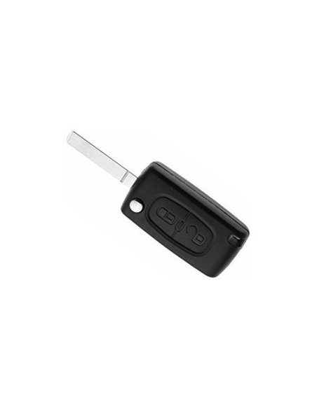 Coque de cle Citroen C3 Peugeot 307 (2 Boutons, avec Electronique)