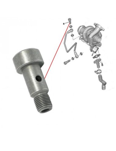 Vis de raccord de turbo Citroen Peugeot 1.6 Hdi (court)