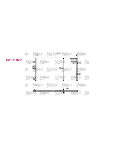 Condenseur Valeo 817602