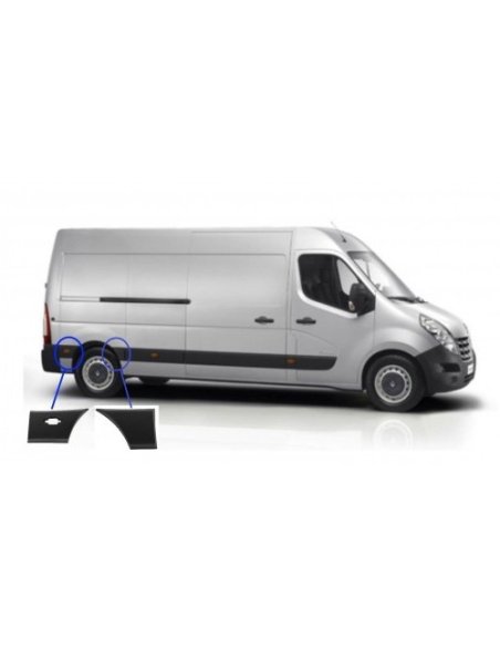 Baguettes de protection arrière droit Nissan Interstar Opel Movano Renault Master (partie avant + arrière)