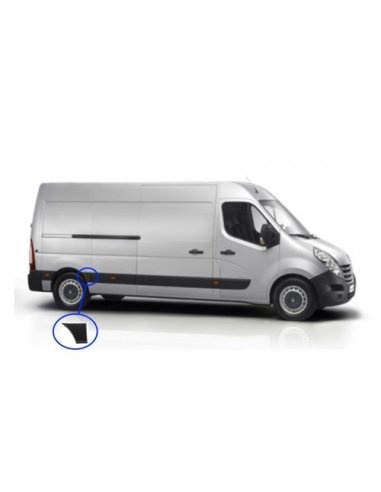 Baguette de protection arriere droit Nissan Interstar Opel Movano Renault Master (partie avant)