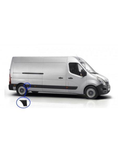 Baguette de protection arriere droit Nissan Interstar Opel Movano Renault Master (partie avant)