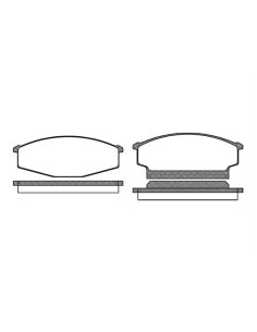 Plaquettes de frein avant Nissan Patrol GR 2.8 TD