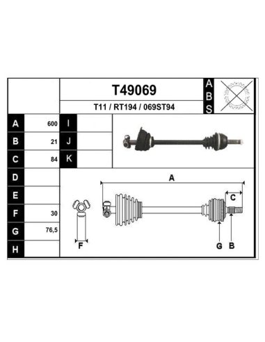 Transmission EAI T49069