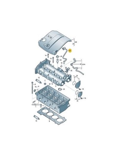 reniflard d'huile  VW AUDI 1.4L & 1.6L