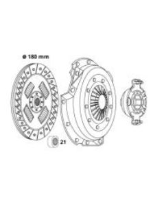 Kit embrayage complet Toyota Starlet