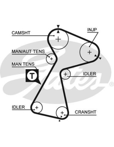 Courroie distribution Opel Renault