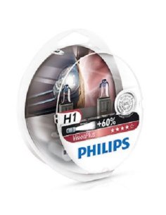 coffret 2 Ampoules H1 Philips VisionPlus 